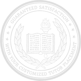 Tutor Placement Guaranteed Satisfaction Seal